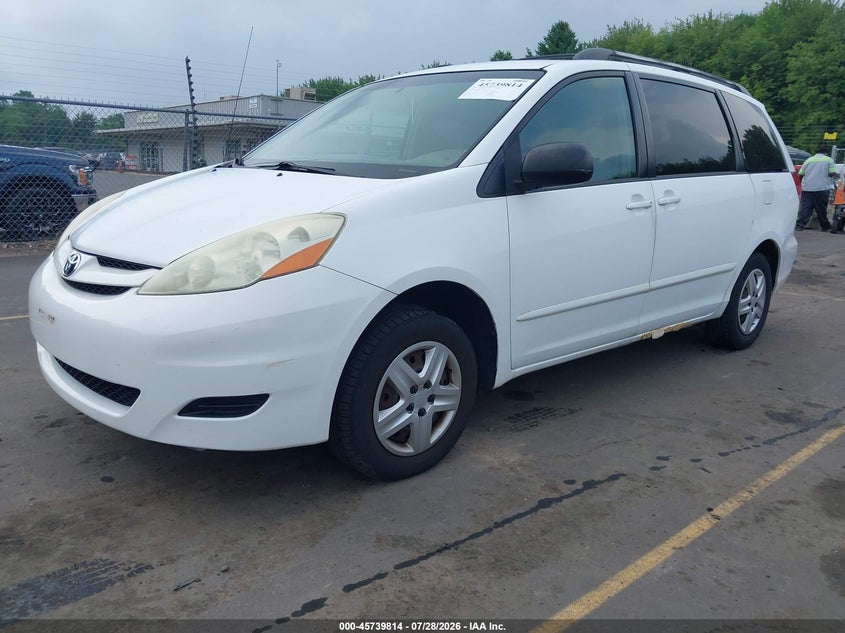 2006 Toyota Sienna VIN 5TDZA23C36S507910 IAAI salvage auction — NORMAL WEAR, Clear (Connecticut), sold $25 on 2026-07-30 (photo 2)