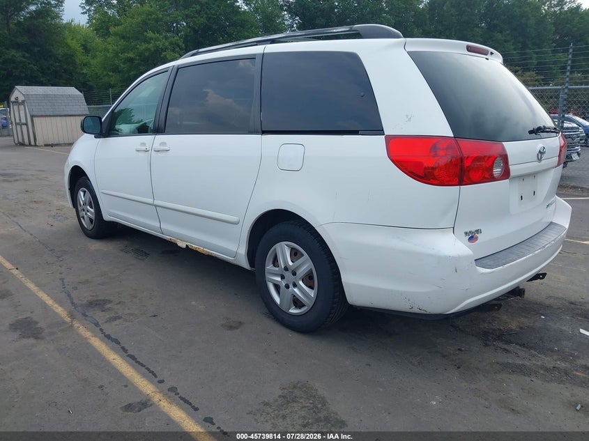 2006 Toyota Sienna VIN 5TDZA23C36S507910 IAAI salvage auction — NORMAL WEAR, Clear (Connecticut), sold $25 on 2026-07-30 (photo 3)