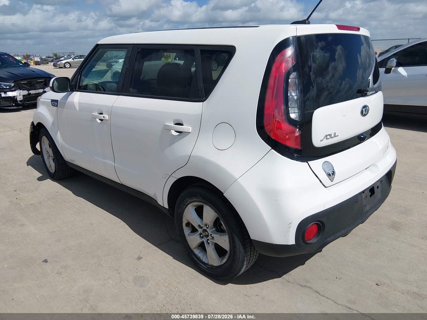 2019 Kia Soul VIN KNDJN2A29K7683053 IAAI salvage auction — FRONT END, Original (Texas), sold $775 on 2026-07-31 (photo 3)