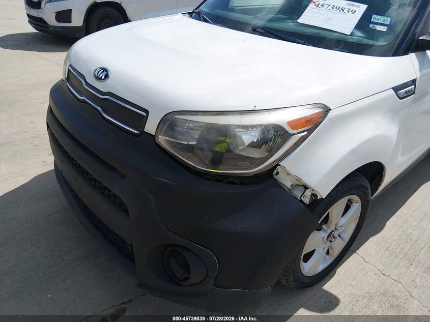 2019 Kia Soul VIN KNDJN2A29K7683053 IAAI salvage auction — FRONT END, Original (Texas), sold $775 on 2026-07-31 (photo 6)