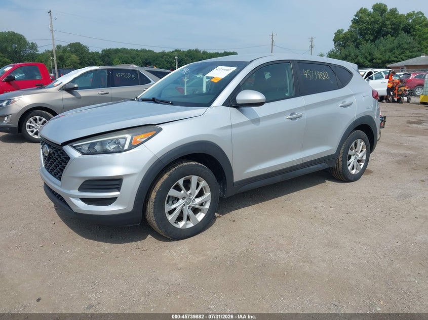 2019 Hyundai Tucson VIN KM8J23A47KU845162 IAAI salvage auction — REAR END, Salvage Title, sold $2,800 on 2026-08-24 (photo 2)