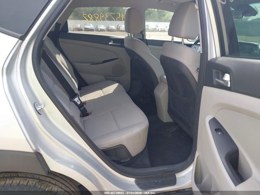 2019 Hyundai Tucson VIN KM8J23A47KU845162 IAAI salvage auction — REAR END, Salvage Title, sold $2,800 on 2026-08-24 (photo 8)