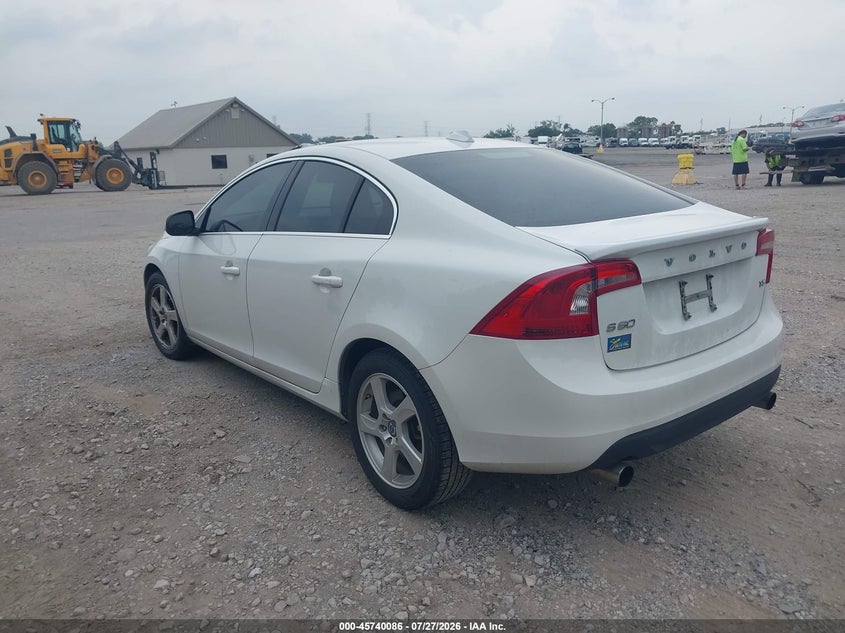 2012 Volvo S60 VIN YV1622FS6C2134166 IAAI salvage auction — UNDERCARRIAGE, Salvage Title, sold $25 on 2026-08-21 (photo 3)