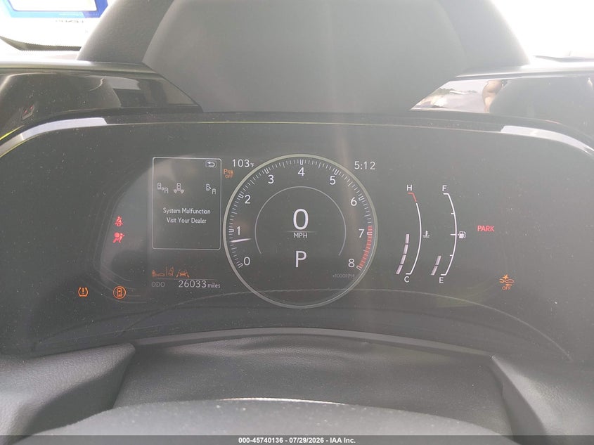 2024 Lexus Nx VIN 2T2GDCAZ0RC006283 IAAI salvage auction — LEFT REAR, Salvage Title, sold $12,700 on 2026-09-16 (photo 7)