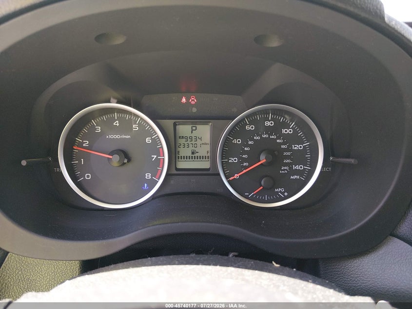 2014 Subaru Xv VIN JF2GPACC4E8291215 IAAI salvage auction — NORMAL WEAR, Salvage Title, sold $1,375 on 2026-07-31 (photo 7)