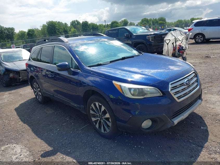 2015 Subaru Outback VIN 4S4BSALCXF3225527 IAAI salvage auction — NORMAL WEAR, Clear (New York), sold $1,325 on 2026-08-25 (photo 1)
