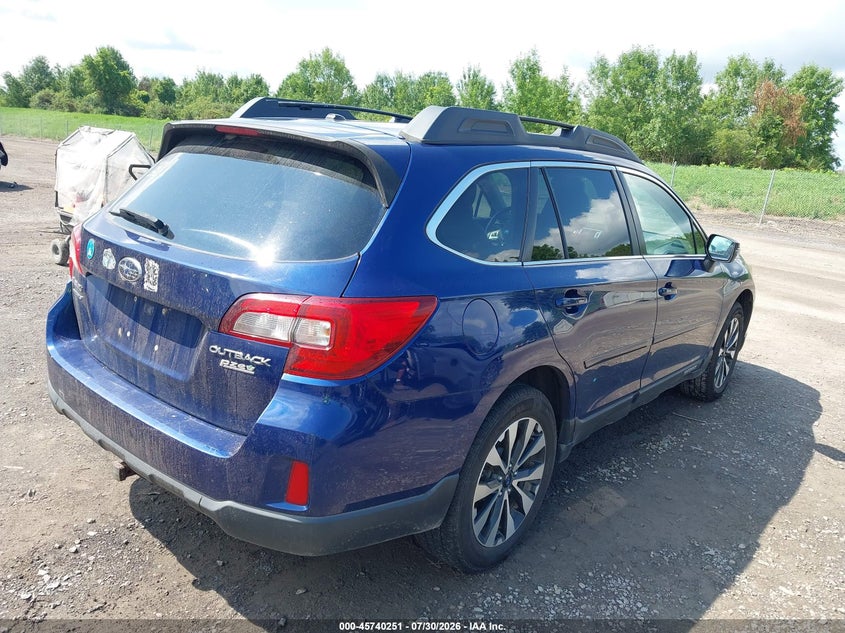 2015 Subaru Outback VIN 4S4BSALCXF3225527 IAAI salvage auction — NORMAL WEAR, Clear (New York), sold $1,325 on 2026-08-25 (photo 4)