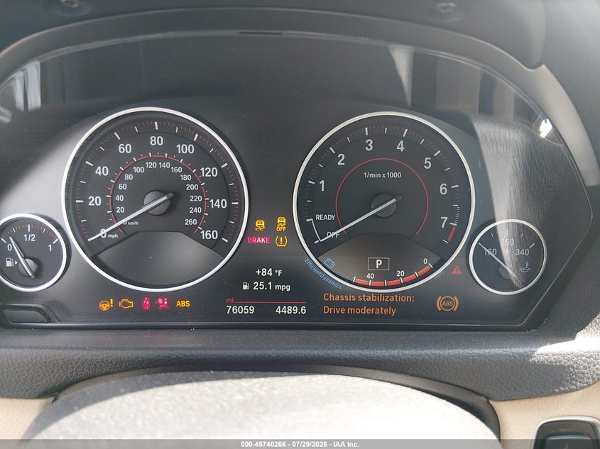 2018 BMW 3er VIN WBA8B9G55JNU99219 IAAI salvage auction — REAR END, Salvage Title, sold $1,500 on 2026-10-04 (photo 7)