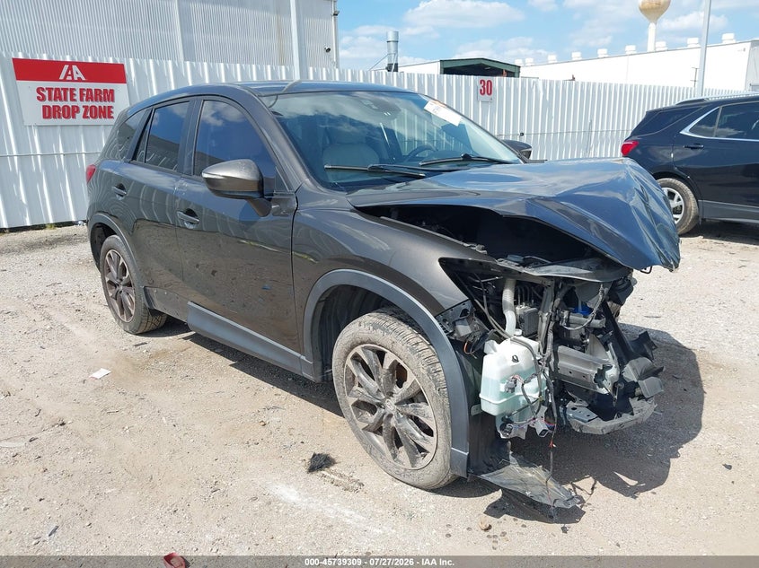 2016 Mazda Cx-5 VIN JM3KE2DY8G0682973 IAAI salvage auction — FRONT END, Salvage Title, sold $975 on 2026-09-03 (photo 1)