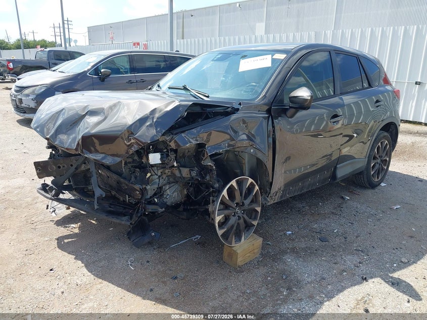 2016 Mazda Cx-5 VIN JM3KE2DY8G0682973 IAAI salvage auction — FRONT END, Salvage Title, sold $975 on 2026-09-03 (photo 2)