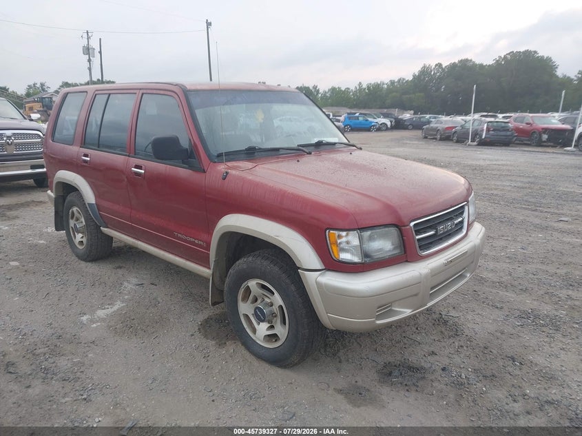 1998 Isuzu Trooper VIN JACDJ58X3W7903738 IAAI salvage auction — NORMAL WEAR, Clear (North Carolina), sold $450 on 2026-07-31 (photo 1)