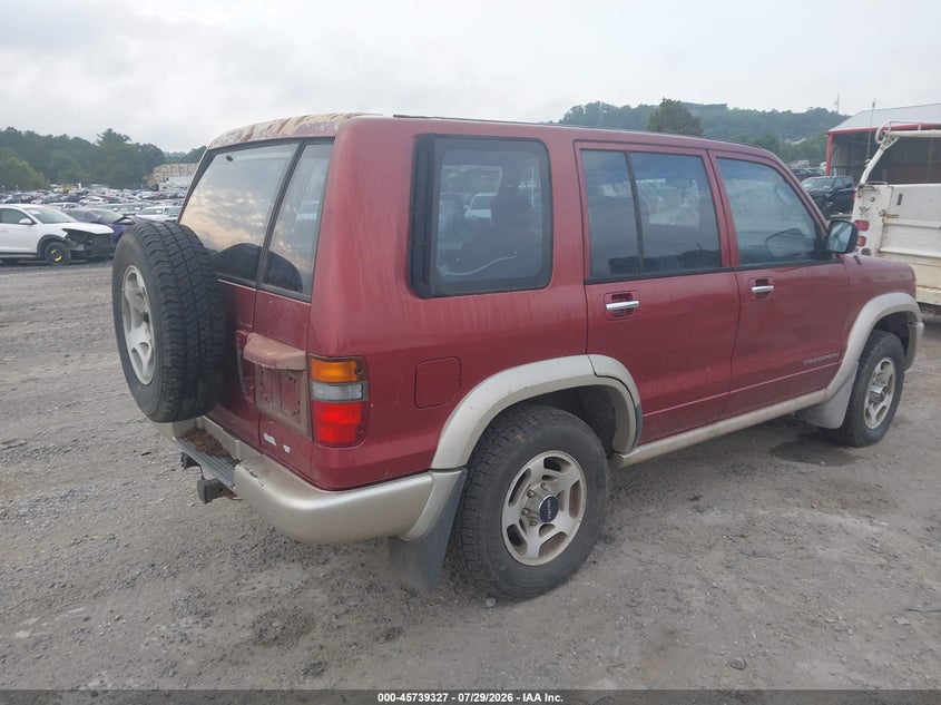1998 Isuzu Trooper VIN JACDJ58X3W7903738 IAAI salvage auction — NORMAL WEAR, Clear (North Carolina), sold $450 on 2026-07-31 (photo 4)