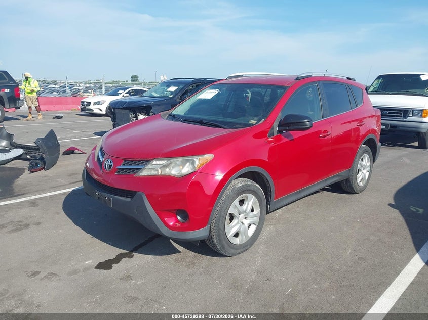 2014 Toyota Rav 4 VIN JTMBFREV2ED057574 IAAI salvage auction — RIGHT FRONT, Salvage (Illinois), sold $3,200 on 2026-09-03 (photo 2)