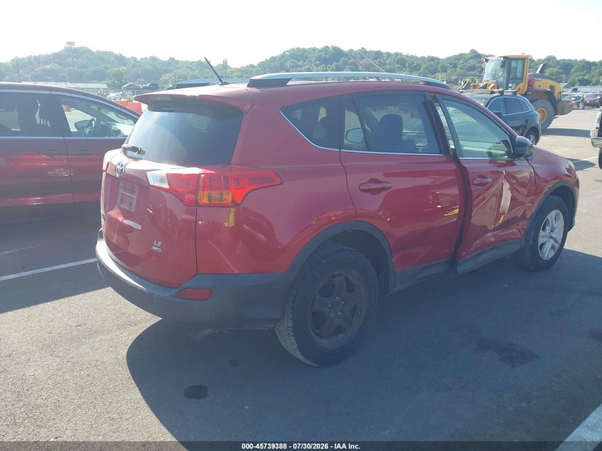2014 Toyota Rav 4 VIN JTMBFREV2ED057574 IAAI salvage auction — RIGHT FRONT, Salvage (Illinois), sold $3,200 on 2026-09-03 (photo 4)