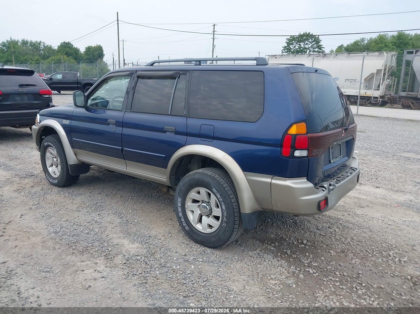 2001 Mitsubishi Montero VIN JA4MT31H71P025768 IAAI salvage auction — NORMAL WEAR, Clear (North Carolina), sold $1,050 on 2026-07-31 (photo 3)