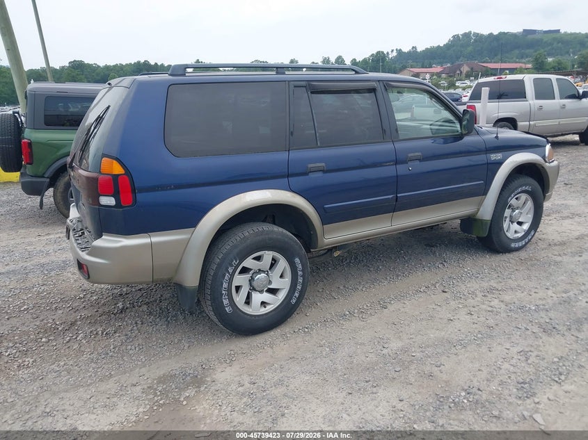 2001 Mitsubishi Montero VIN JA4MT31H71P025768 IAAI salvage auction — NORMAL WEAR, Clear (North Carolina), sold $1,050 on 2026-07-31 (photo 4)