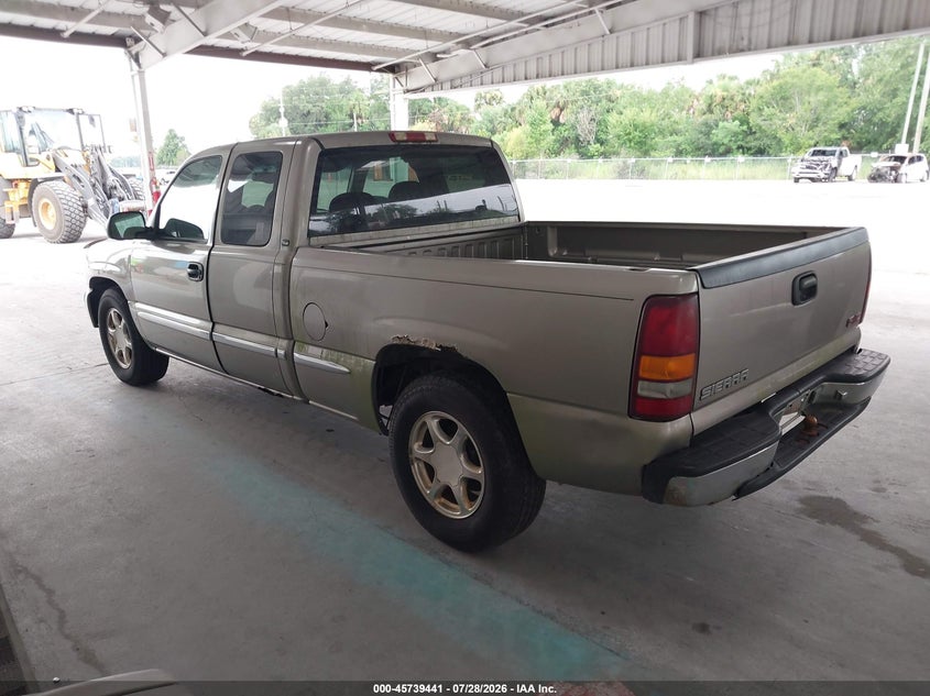 2002 Gmc SIERRA VIN 2GTEC19V621106364 IAAI salvage auction — NORMAL WEAR, Clear (Florida), sold $400 on 2026-07-31 (photo 3)