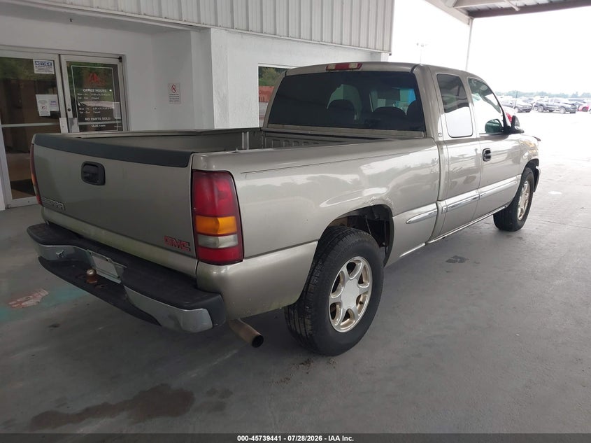 2002 Gmc SIERRA VIN 2GTEC19V621106364 IAAI salvage auction — NORMAL WEAR, Clear (Florida), sold $400 on 2026-07-31 (photo 4)