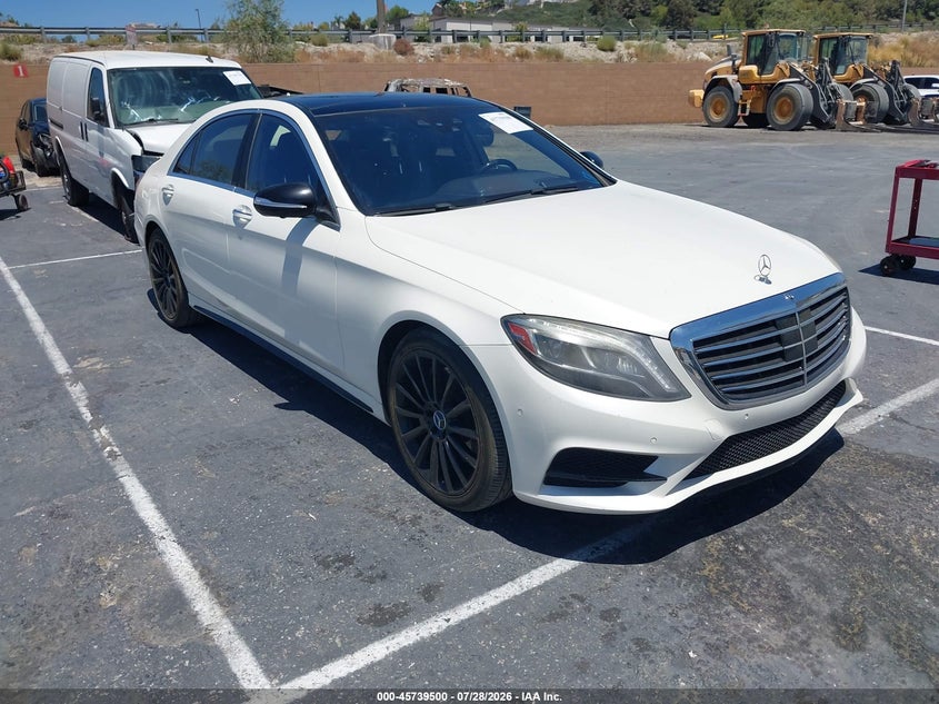 2016 Mercedes-benz S-klasse VIN WDDUG8CB0GA227210 IAAI salvage auction — RIGHT REAR, Salvage Title, sold $15,900 on 2026-08-12 (photo 1)