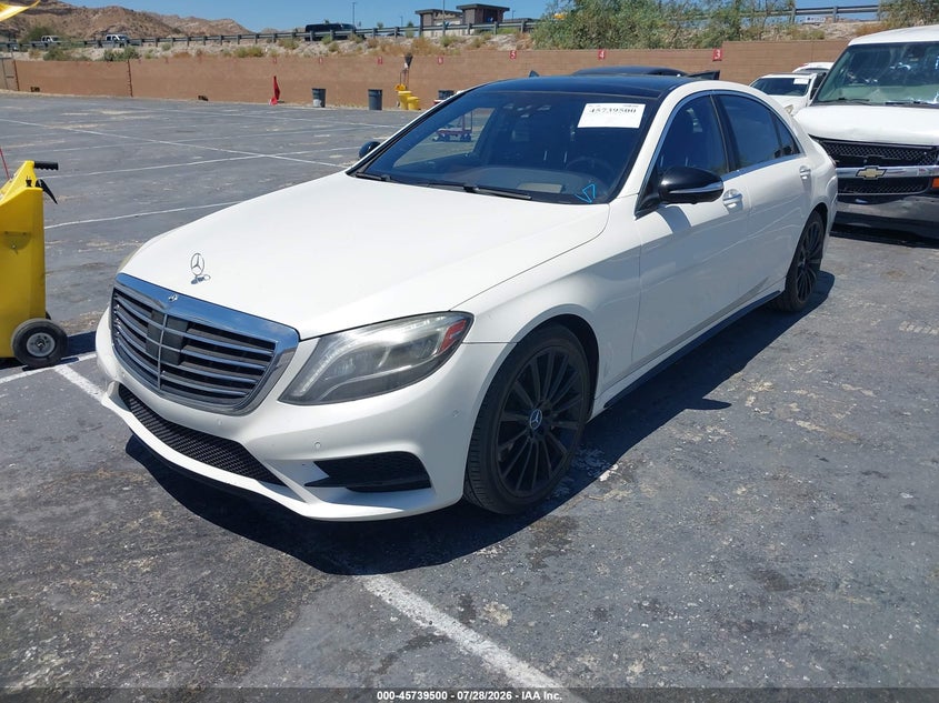 2016 Mercedes-benz S-klasse VIN WDDUG8CB0GA227210 IAAI salvage auction — RIGHT REAR, Salvage Title, sold $15,900 on 2026-08-12 (photo 2)