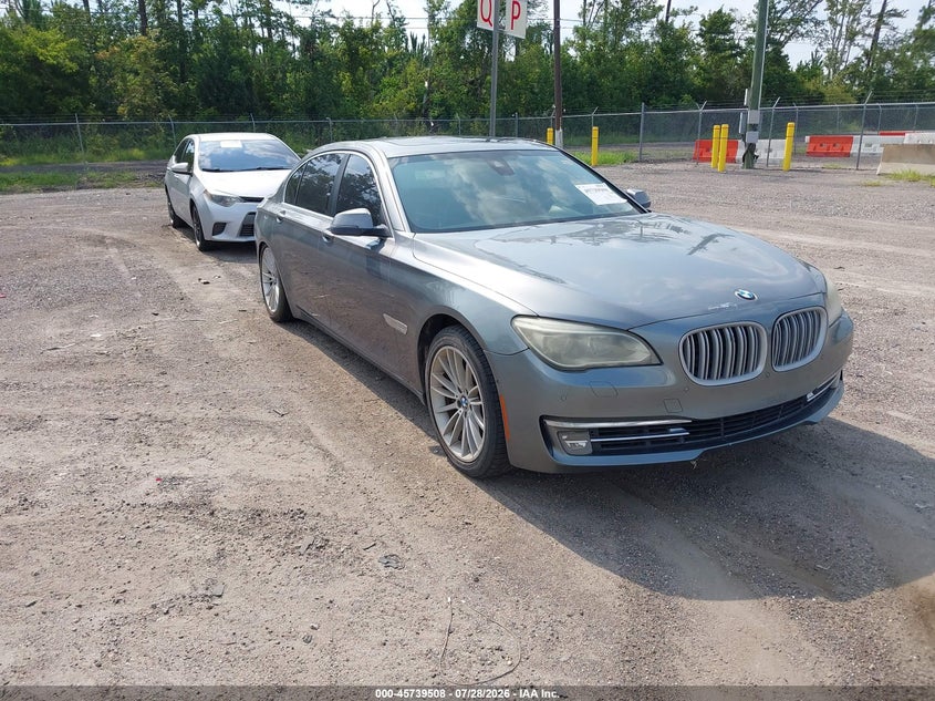 2014 BMW 7er VIN WBAYE8C55ED134882 IAAI salvage auction — NORMAL WEAR, Clear (Florida), sold $1,150 on 2026-08-04 (photo 1)