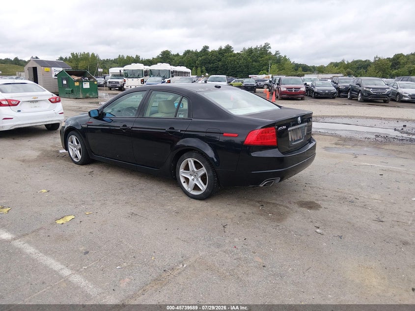 2004 Acura Tl VIN 19UUA66274A069330 IAAI salvage auction — NORMAL WEAR, Original (New Hampshire), sold $425 on 2026-07-31 (photo 3)