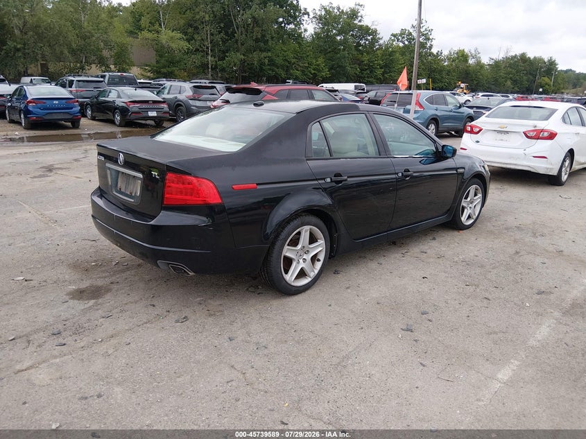 2004 Acura Tl VIN 19UUA66274A069330 IAAI salvage auction — NORMAL WEAR, Original (New Hampshire), sold $425 on 2026-07-31 (photo 4)