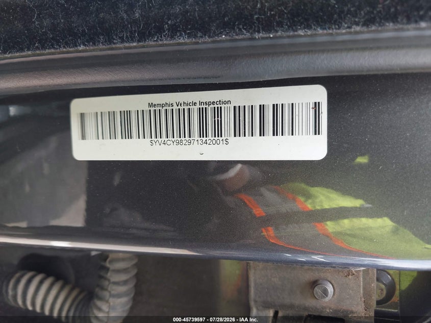 2007 Volvo Xc90 VIN YV4CY982971342001 IAAI salvage auction — NORMAL WEAR, Clear (Tennessee), sold $350 on 2026-08-04 (photo 9)