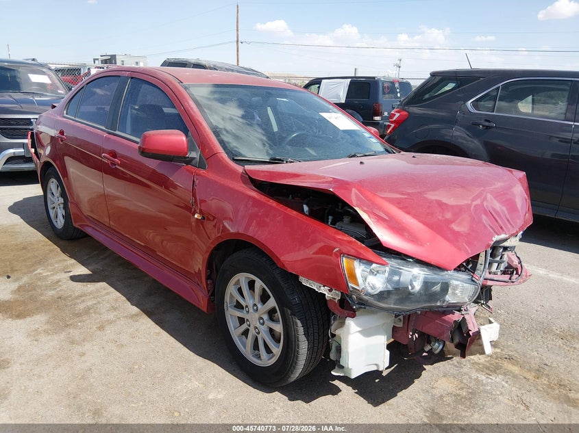 2014 Mitsubishi Lancer VIN JA32U2FU2EU017058 IAAI salvage auction — FRONT END, Salvage Title, sold $550 on 2026-08-23 (photo 1)