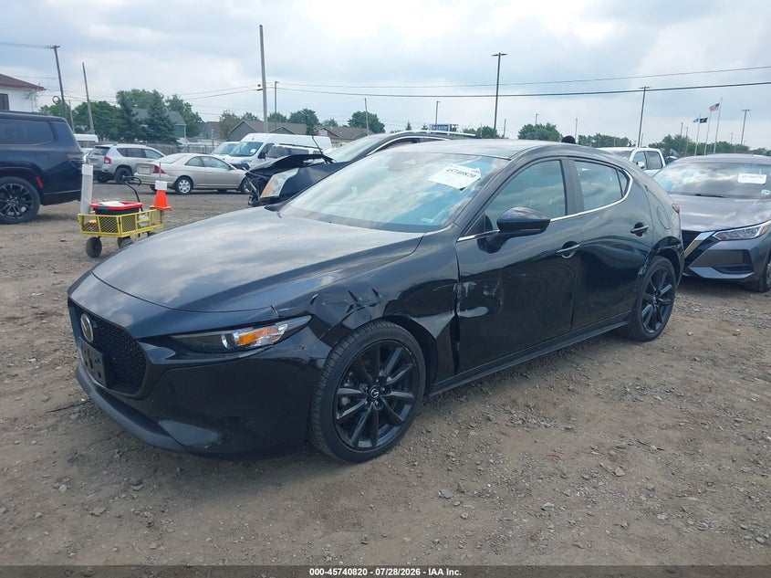 2024 Mazda 3 VIN JM1BPAKM8R1722365 IAAI salvage auction — LEFT FRONT, Clear (New York), sold $11,600 on 2026-08-01 (photo 2)