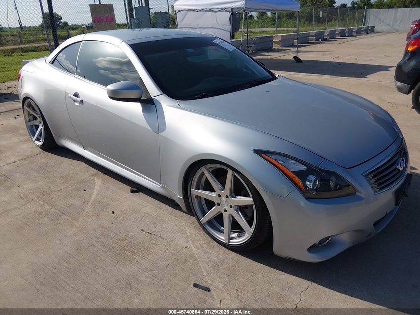 2011 Infiniti G VIN JN1CV6FE4BM951305 IAAI salvage auction — NORMAL WEAR, Original (Texas), sold $900 on 2026-08-02 (photo 1)