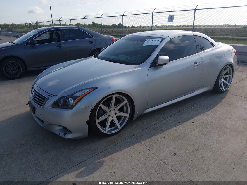 2011 Infiniti G VIN JN1CV6FE4BM951305 IAAI salvage auction — NORMAL WEAR, Original (Texas), sold $900 on 2026-08-02 (photo 2)
