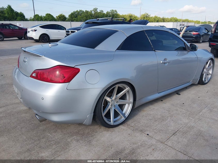2011 Infiniti G VIN JN1CV6FE4BM951305 IAAI salvage auction — NORMAL WEAR, Original (Texas), sold $900 on 2026-08-02 (photo 4)