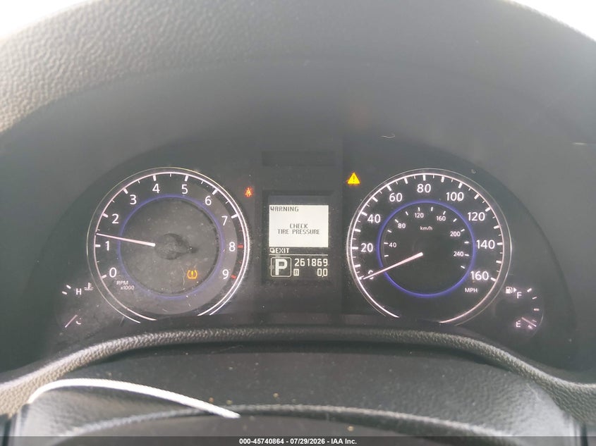 2011 Infiniti G VIN JN1CV6FE4BM951305 IAAI salvage auction — NORMAL WEAR, Original (Texas), sold $900 on 2026-08-02 (photo 7)