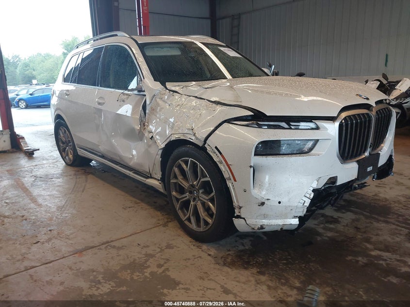 2023 BMW X7 VIN 5UX23EM03P9R65527 IAAI salvage auction — RIGHT FRONT, Salvage (Connecticut), sold $29,500 on 2026-09-02 (photo 1)