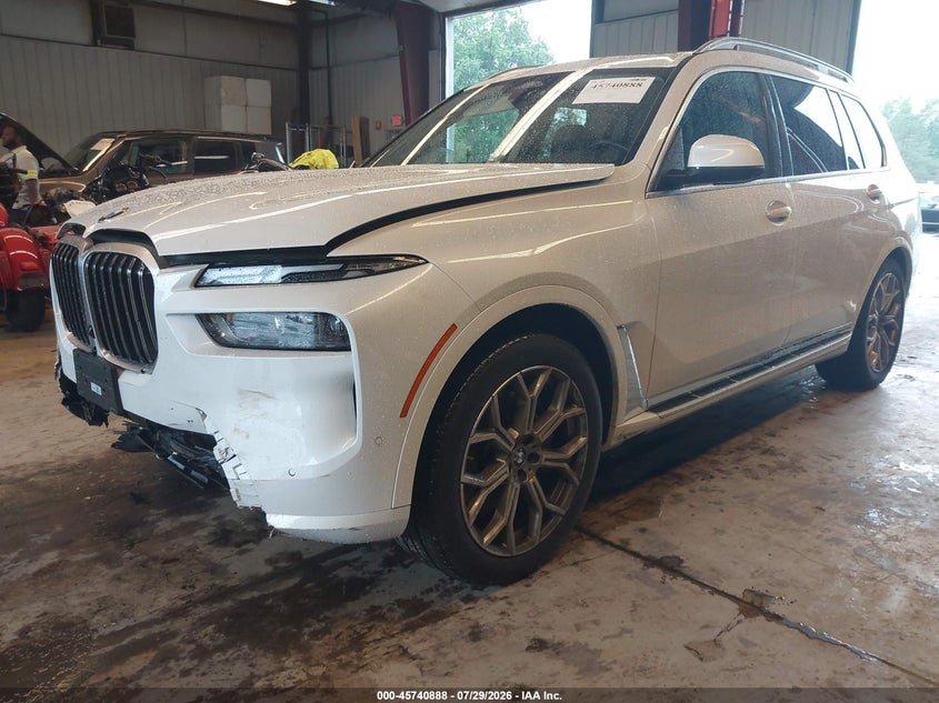 2023 BMW X7 VIN 5UX23EM03P9R65527 IAAI salvage auction — RIGHT FRONT, Salvage (Connecticut), sold $29,500 on 2026-09-02 (photo 2)