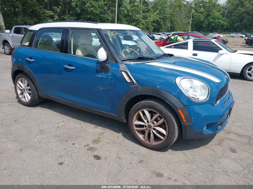 2011 Mini VIN WMWZC3C57BWL80314 IAAI salvage auction — LEFT FRONT, Salvage - Greater Than 75% (Maryland), sold $925 on 2026-08-19 (photo 1)