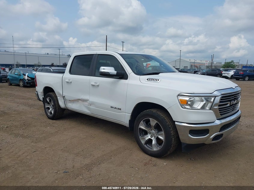 2024 Ram 1500 VIN 1C6SRFJT0RN232521 IAAI salvage auction — RIGHT SIDE, Clear (New York), sold $21,200 on 2026-08-01 (photo 1)