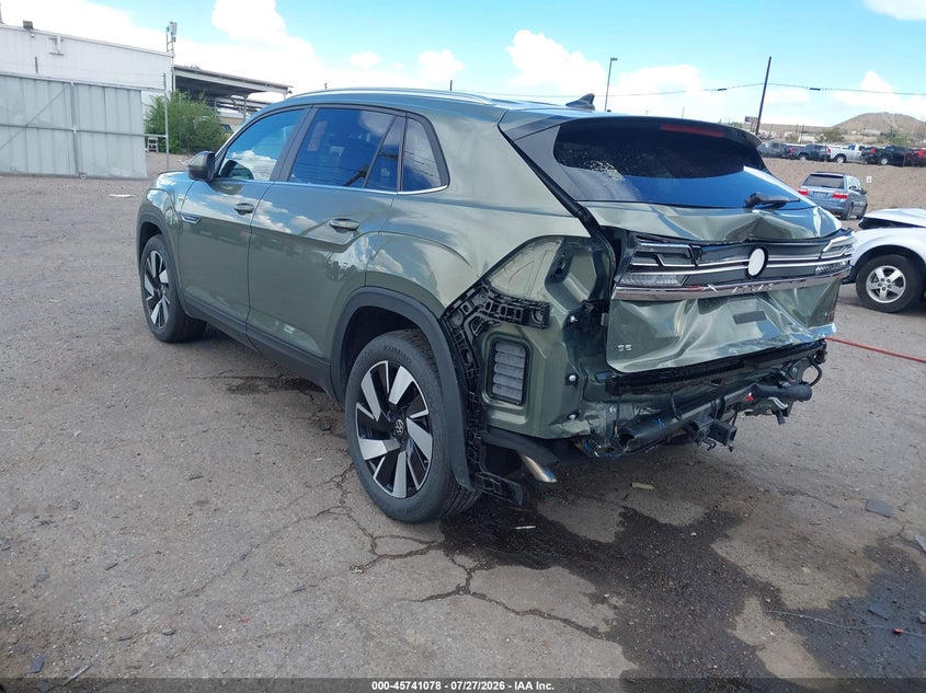 2026 Volkswagen Atlas cross sport VIN 1V2HC2CA8TC217971 IAAI salvage auction — REAR END, Salvage Title, sold $19,350 on 2026-08-19 (photo 3)
