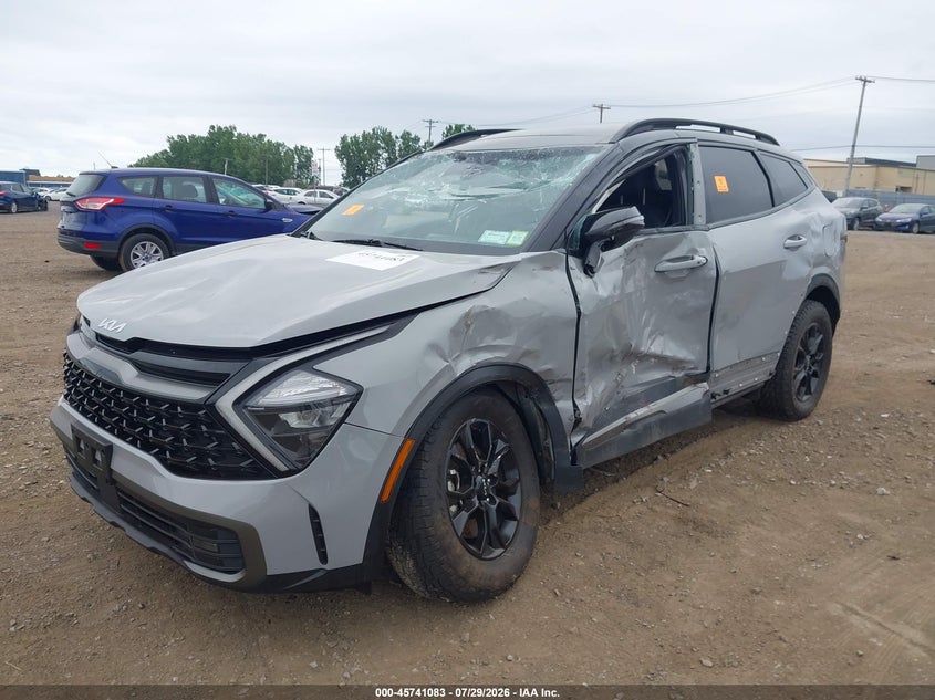 2023 Kia Sportage VIN 5XYK7CAFXPG089783 IAAI salvage auction — ALL OVER, Mv-907A (New York), sold $4,250 on 2026-08-01 (photo 2)