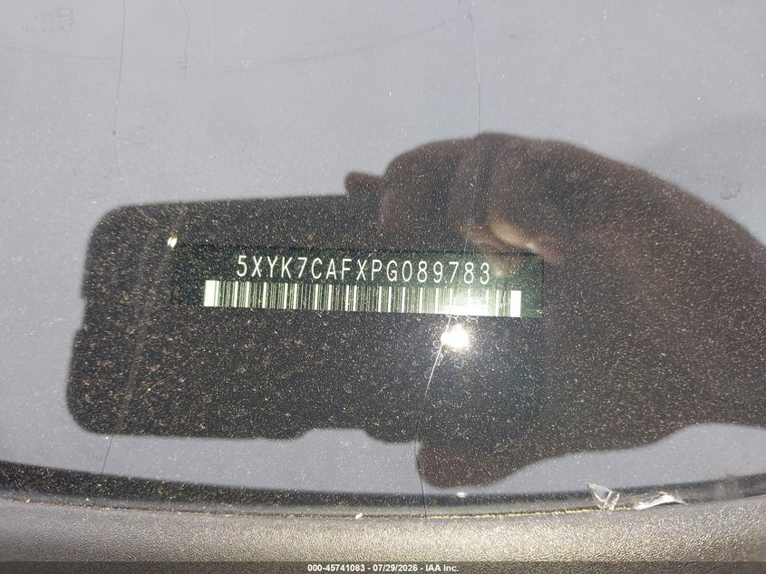 2023 Kia Sportage VIN 5XYK7CAFXPG089783 IAAI salvage auction — ALL OVER, Mv-907A (New York), sold $4,250 on 2026-08-01 (photo 9)