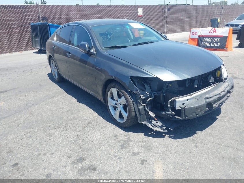 2011 Lexus Gs 350 VIN JTHBE1KS6B0051826 IAAI salvage auction — FRONT END, Salvage (California), sold $1,500 on 2026-08-02 (photo 1)