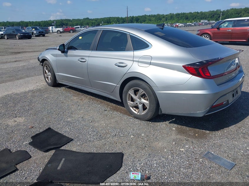 2021 Hyundai Sonata VIN 5NPEG4JA6MH082132 IAAI salvage auction — FRONT END, Salvage - Greater Than 75% (Maryland), sold $3,800 on 2026-09-28 (photo 3)