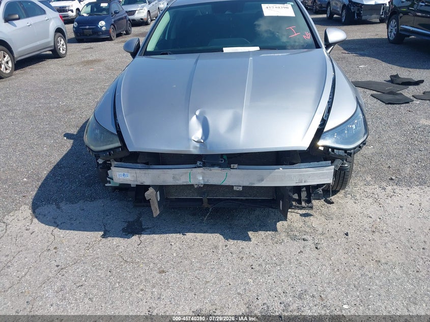2021 Hyundai Sonata VIN 5NPEG4JA6MH082132 IAAI salvage auction — FRONT END, Salvage - Greater Than 75% (Maryland), sold $3,800 on 2026-09-28 (photo 6)