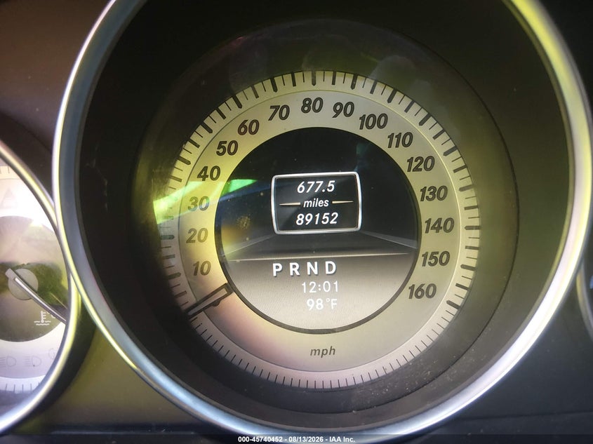 2012 Mercedes-benz C class VIN WDDGJ4HBXCF921612 IAAI salvage auction — NORMAL WEAR, Clear (Alabama), sold $25 on 2026-08-26 (photo 7)