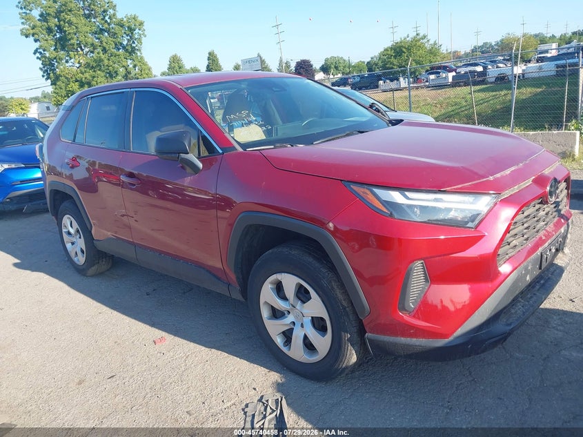 2023 Toyota Rav 4 VIN 2T3F1RFV5PW347036 IAAI salvage auction — SIDE, Salvage Title, sold $10,900 on 2026-10-07 (photo 1)