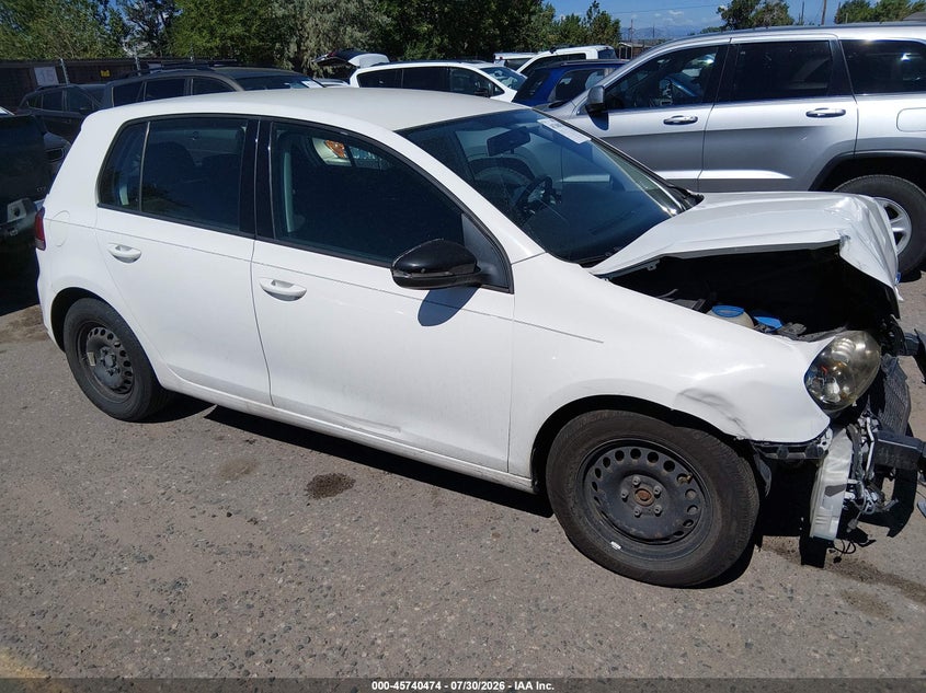 2014 Volkswagen Golf VIN WVWDB7AJ0EW001665 IAAI salvage auction — NORMAL WEAR, Wait Title, sold $350 on 2026-08-11 (photo 1)