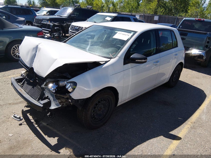 2014 Volkswagen Golf VIN WVWDB7AJ0EW001665 IAAI salvage auction — NORMAL WEAR, Wait Title, sold $350 on 2026-08-11 (photo 2)