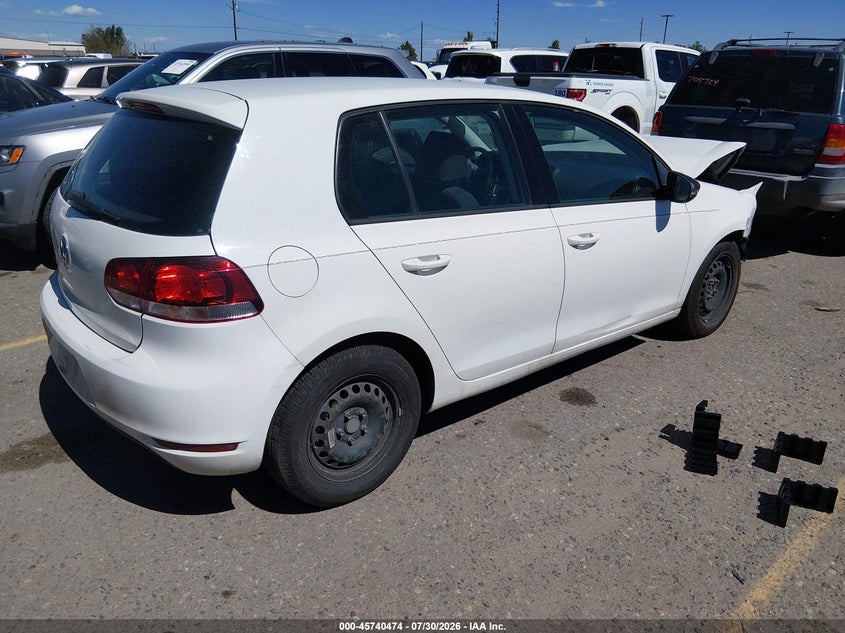 2014 Volkswagen Golf VIN WVWDB7AJ0EW001665 IAAI salvage auction — NORMAL WEAR, Wait Title, sold $350 on 2026-08-11 (photo 4)