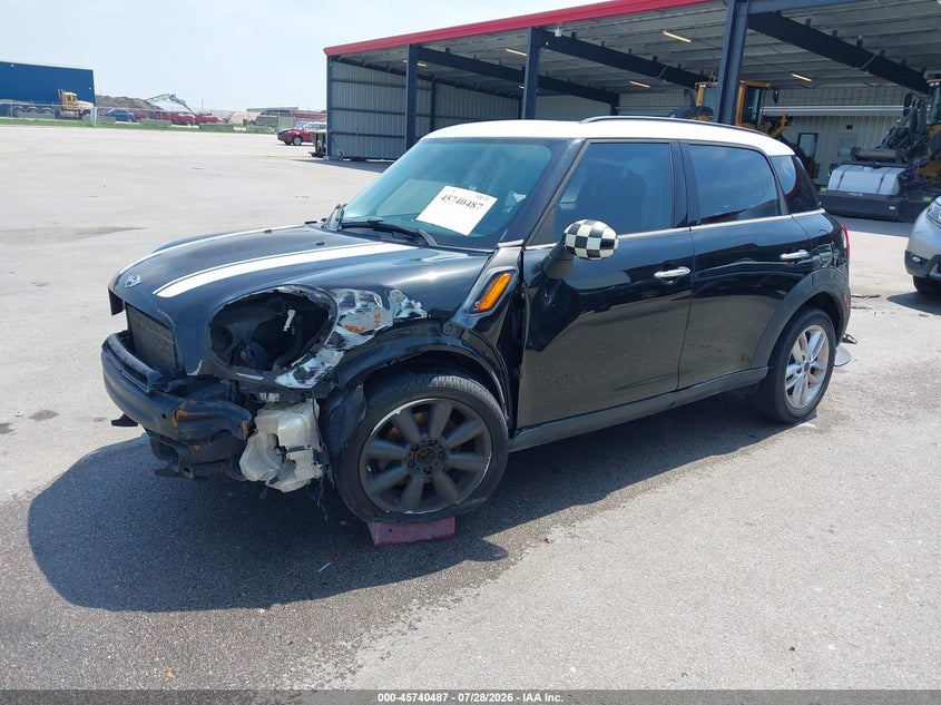 2012 Mini VIN WMWZC3C51CWL86157 IAAI salvage auction — LEFT FRONT, Salvage Title, sold $500 on 2026-08-20 (photo 2)